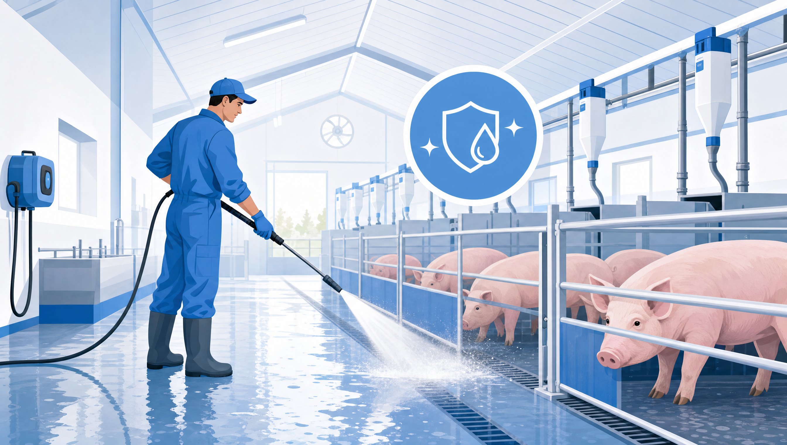 Hygiene im Maststall: Der große Reinigungstest